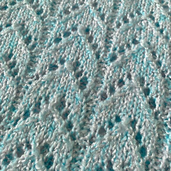 Vintage Knit Sweater V Neck Vest Scandi Copenhagen Coastal Grandma Cottagecore - Picture 4 of 9